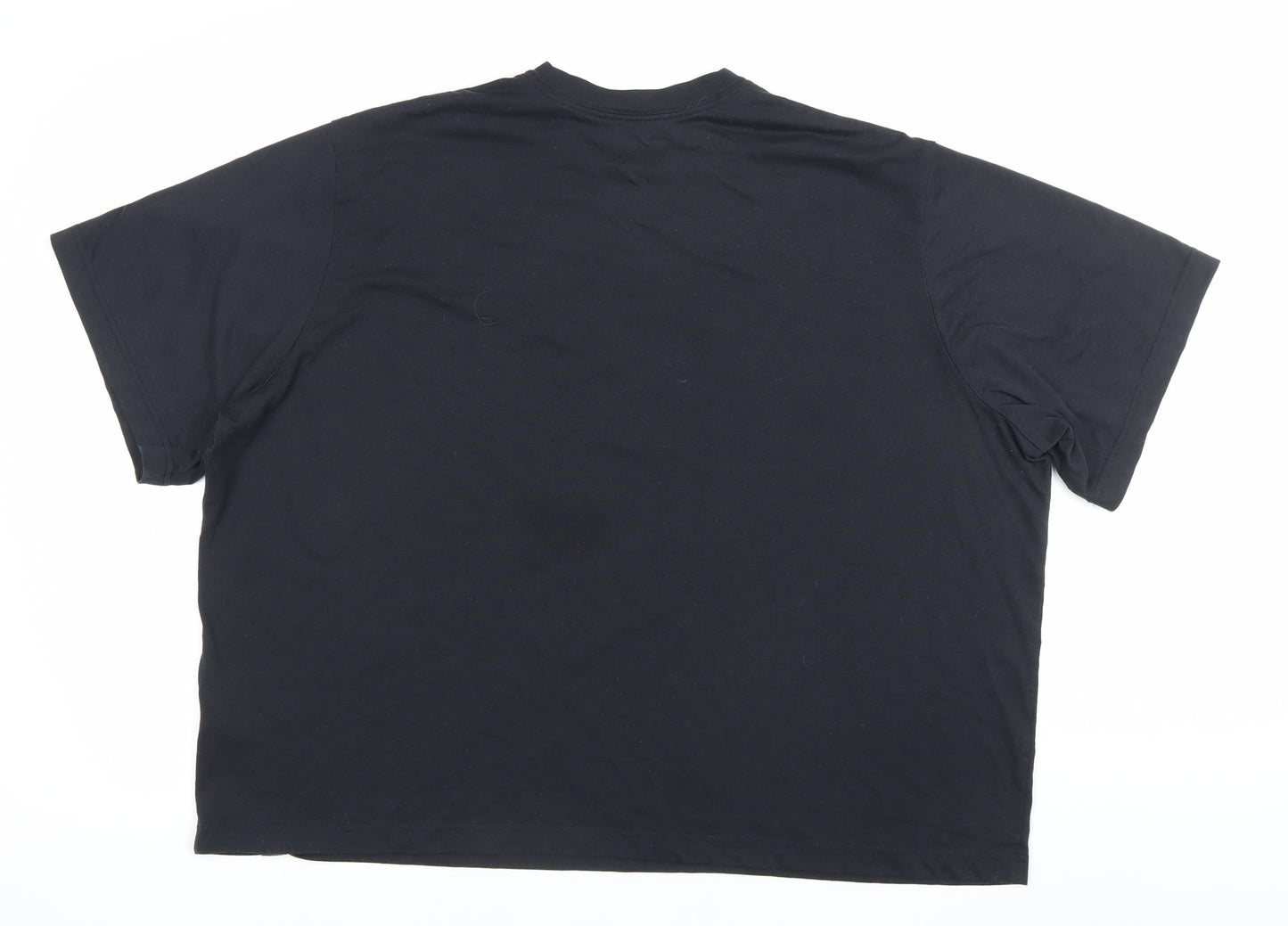 Nike Unisex Black 2XL Dri-Fit Trail Sports T-Shirt