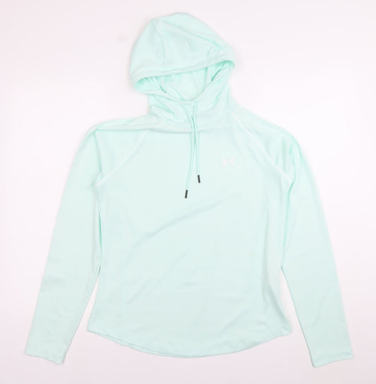 Under Armour Women’s Mint Green Hoodie M Polyester Long Sleeve