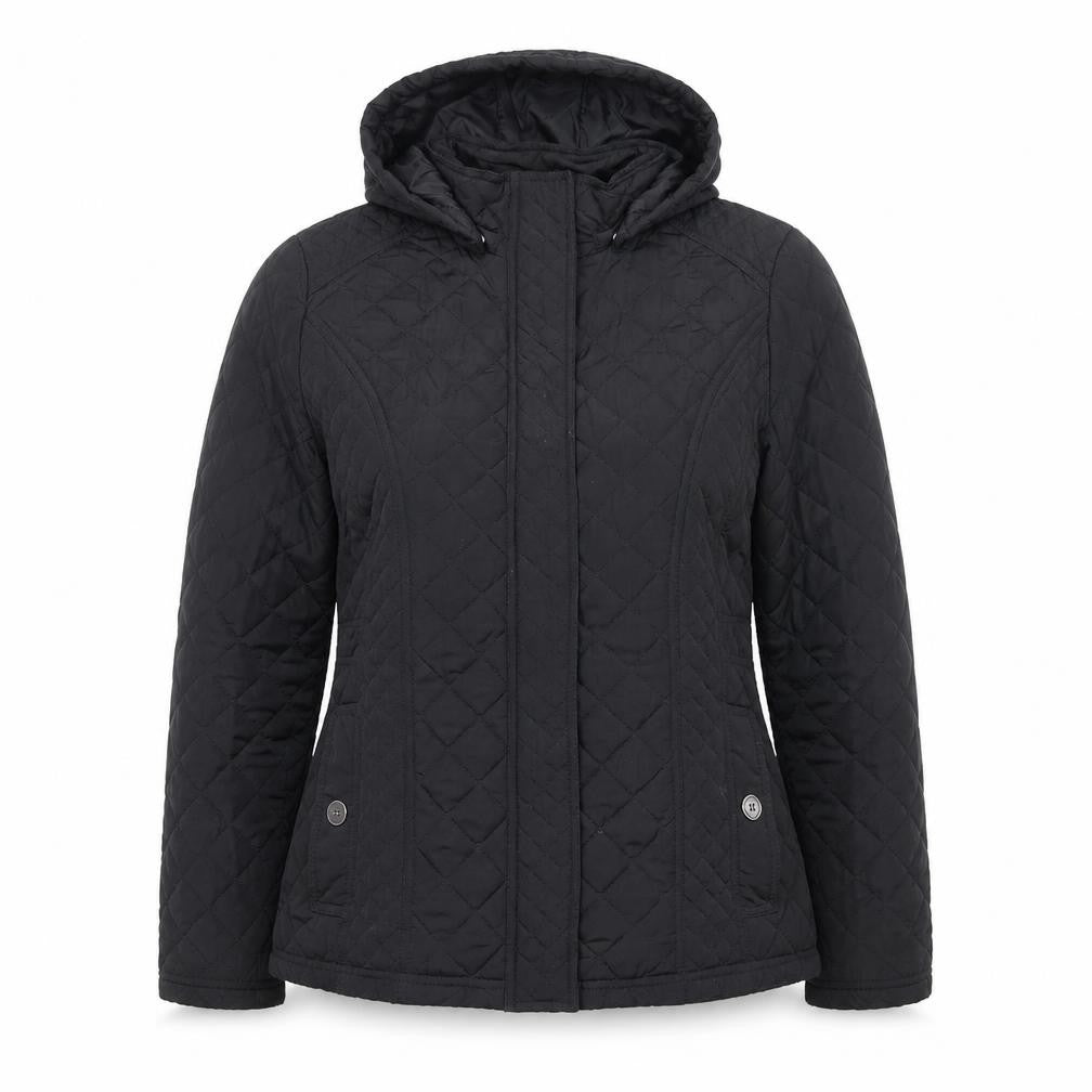 Womens UK Size S Regular Jack Wills Black Polyester Jacket