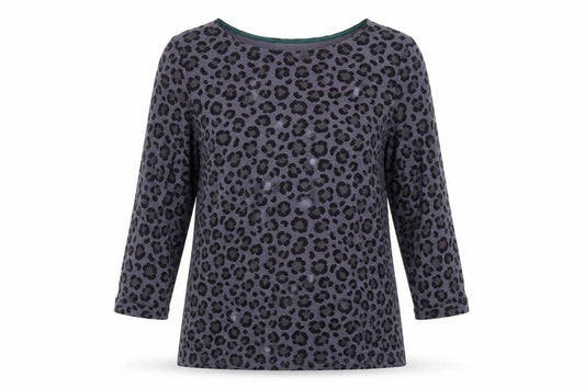 Womens UK Size 12 Boden Grey Cotton Blend T-Shirt