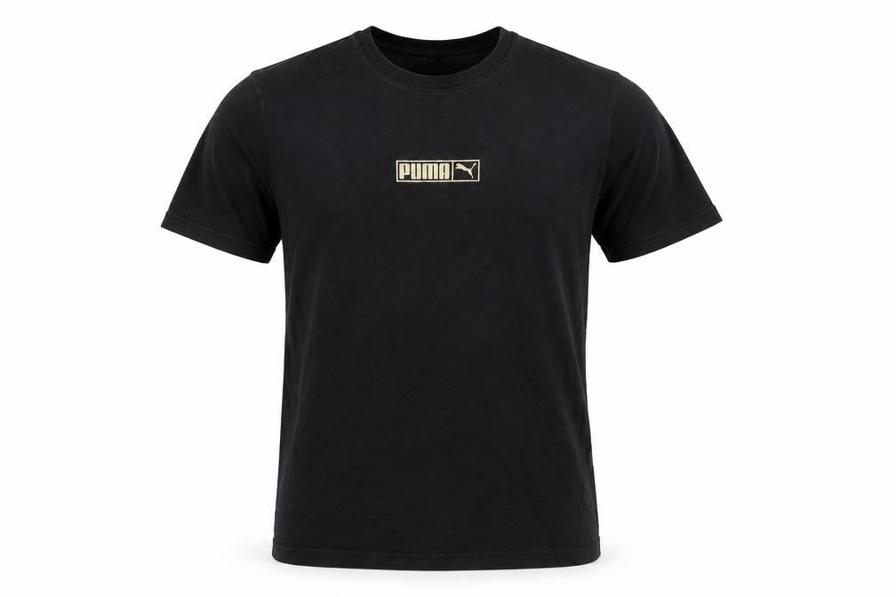 Mens UK Size S PUMA Black  Cotton T-Shirt