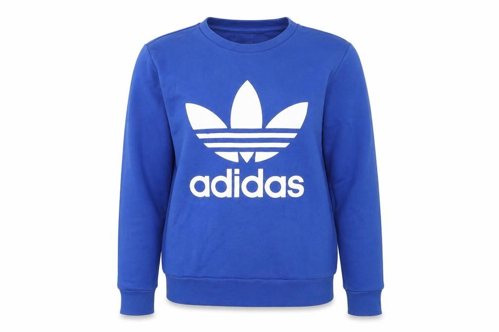 Teens UK 14 Regular adidas Blue Pullover Sweatshirt