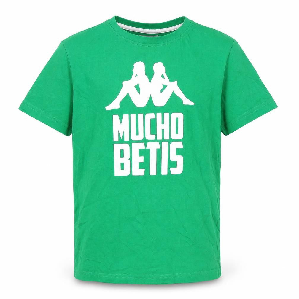 Kappa Boys Green 12 Years Logo Football Graphic Short Sleeve T-Shirt