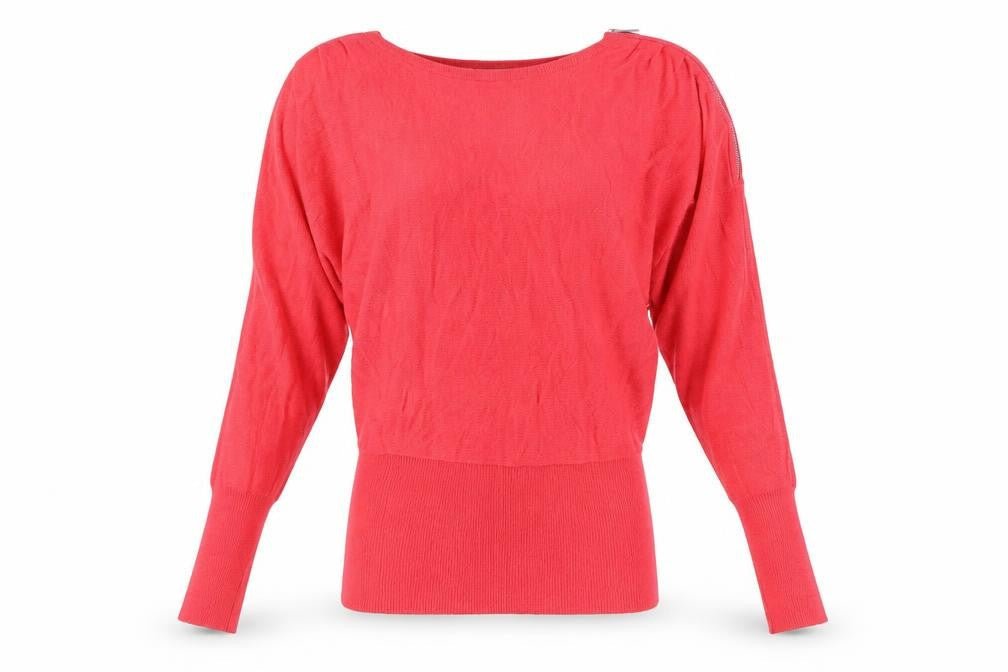 Mint Velvet Womens Pink XS Boat Neck Dolman Sleeve Jumper