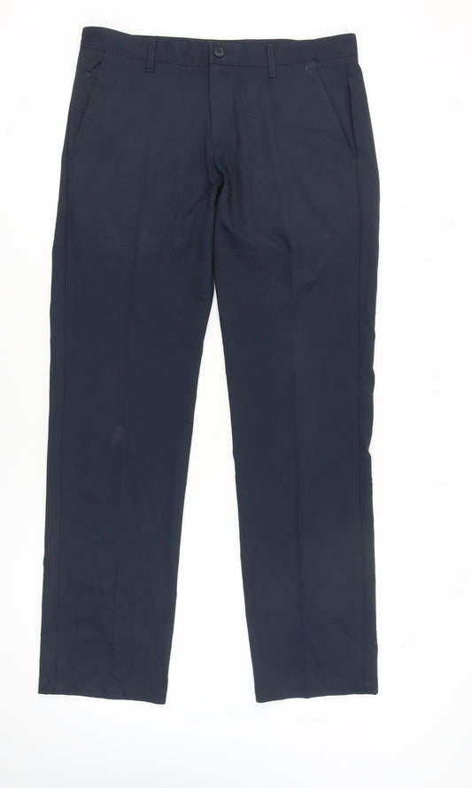 Hugo Boss Men’s Blue Slim Fit Chino Trousers Size M W32 L32