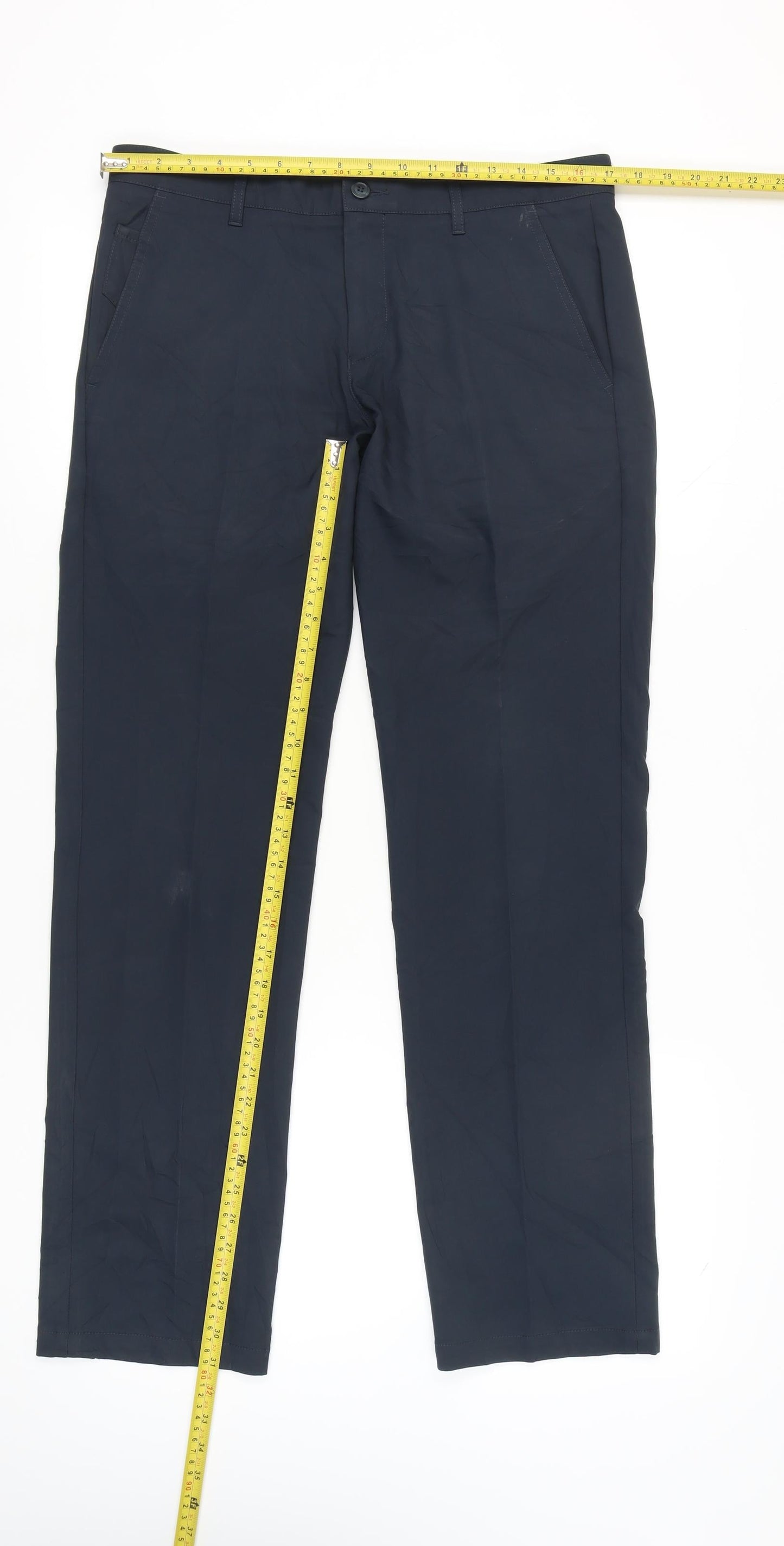 Hugo Boss Men’s Blue Slim Fit Chino Trousers Size M W32 L32
