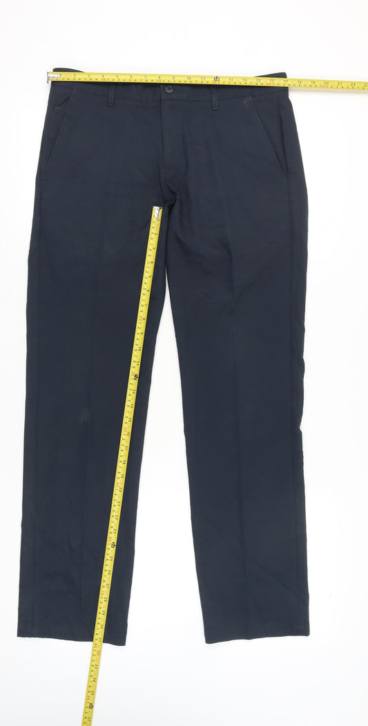 Hugo Boss Men’s Blue Slim Fit Chino Trousers Size M W32 L32