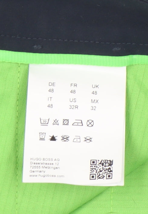 Hugo Boss Men’s Blue Slim Fit Chino Trousers Size M W32 L32