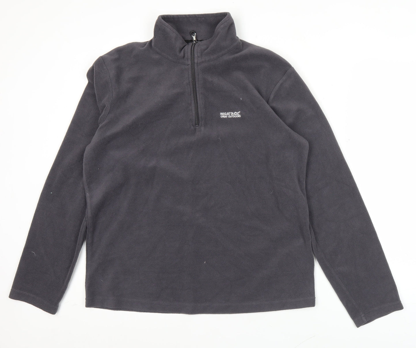 Regatta Mens Grey 2XL Fleece Pullover Sweatshirt Outdoor Hiking