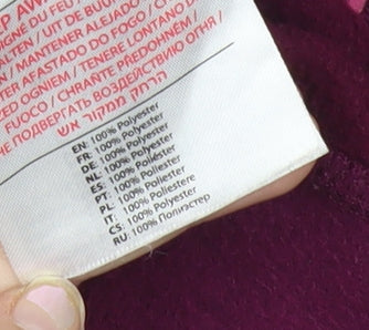 Craghoppers Womens Purple Full Zip Hoodie Jacket UK 12 Regular Fit