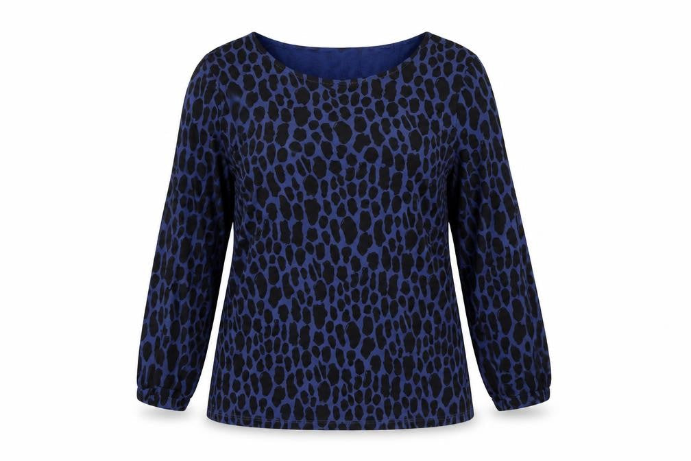 Womens UK Size 12 Boden Blue Lyocell Blend Blouse