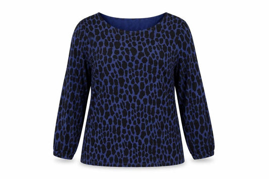 Womens UK Size 12 Boden Blue Lyocell Blend Blouse