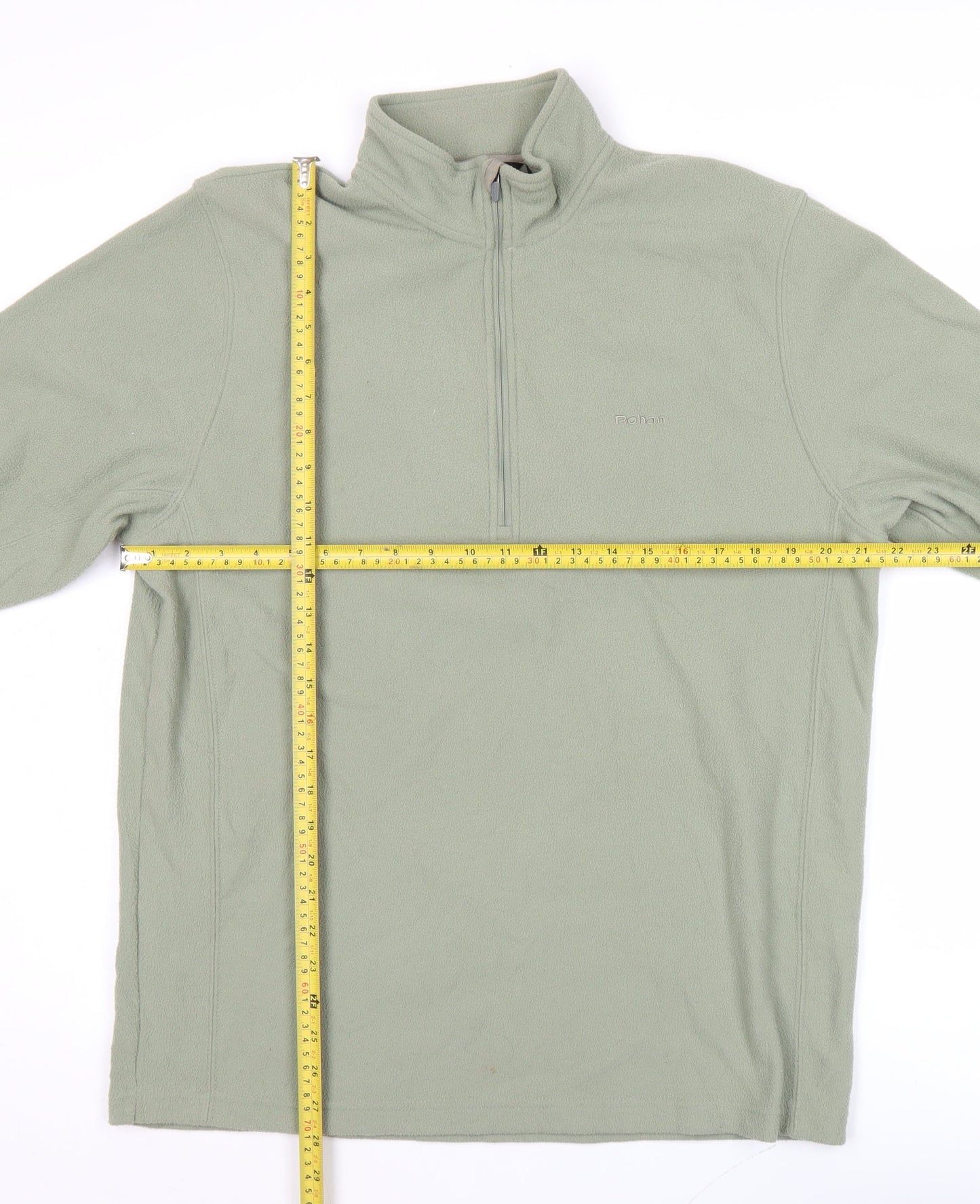 Rohan Mens Green M Fleece 1/4 Zip Pullover Sweatshirt Outdoor Hiking
