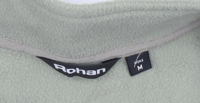 Rohan Mens Green M Fleece 1/4 Zip Pullover Sweatshirt Outdoor Hiking