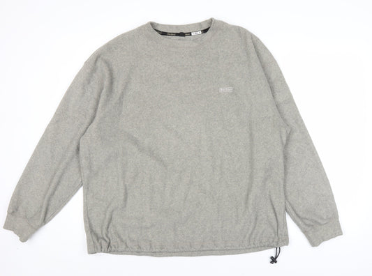 Peter Storm Mens Grey Fleece Sweatshirt Size L Pullover Outdoor Hiking