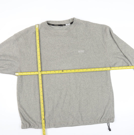 Peter Storm Mens Grey Fleece Sweatshirt Size L Pullover Outdoor Hiking