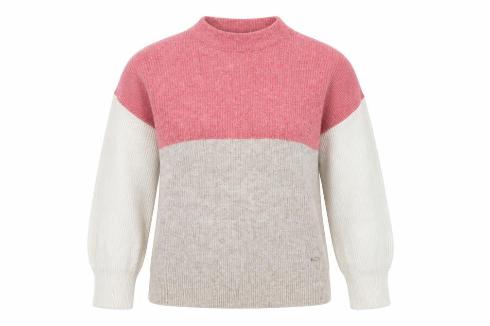 Womens UK 12 Regular Joules Multicoloured Pullover Rib-Knit