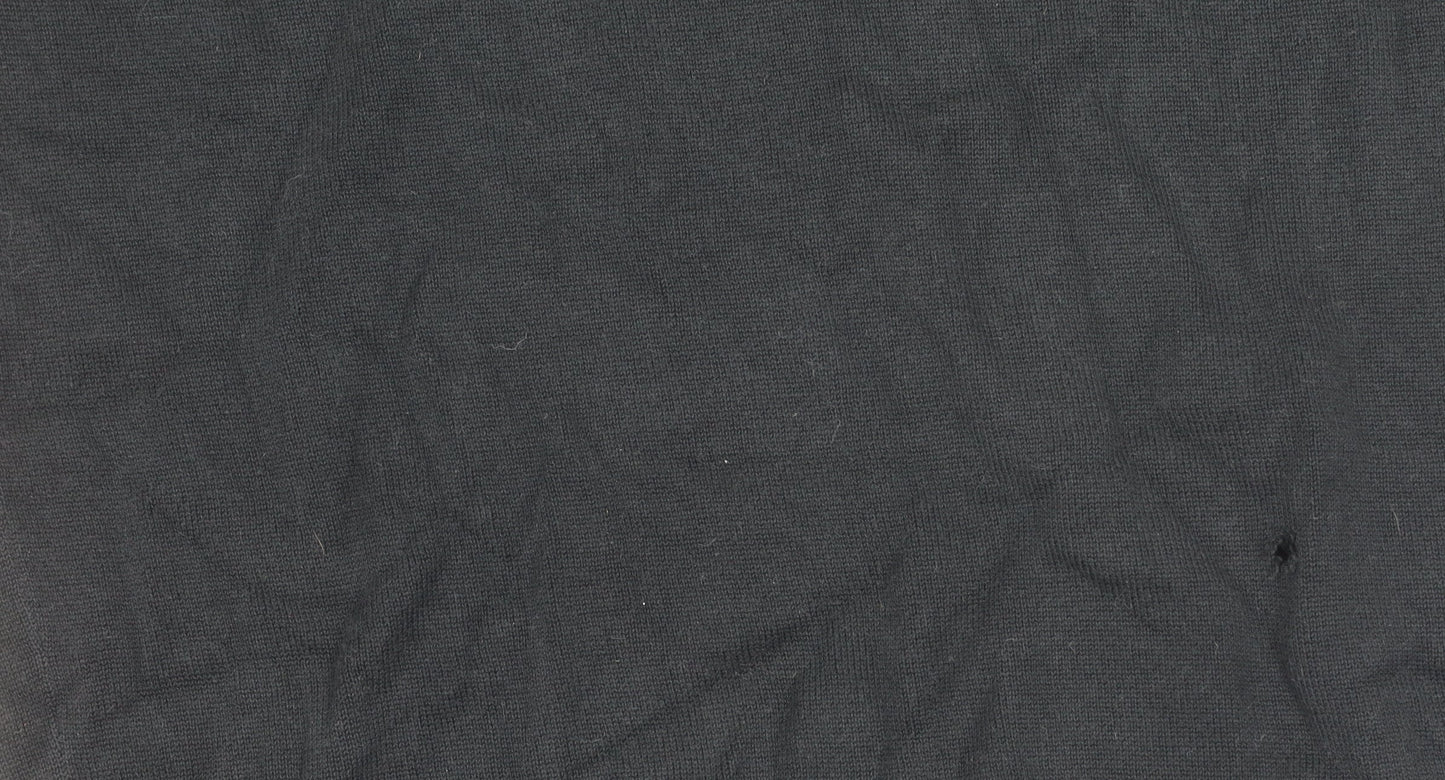 Tommy Hilfiger Men’s Black Cotton V-Neck Pullover Jumper Size S