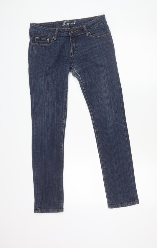Levi's Womens Blue Size 8 Slim Skinny Jeans Denim Stretch 31in Leg