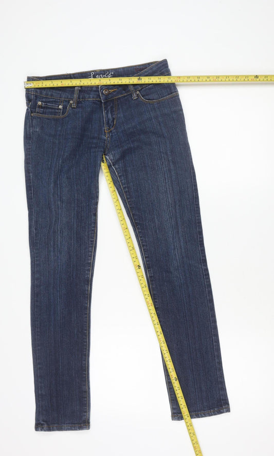 Levi's Womens Blue Size 8 Slim Skinny Jeans Denim Stretch 31in Leg