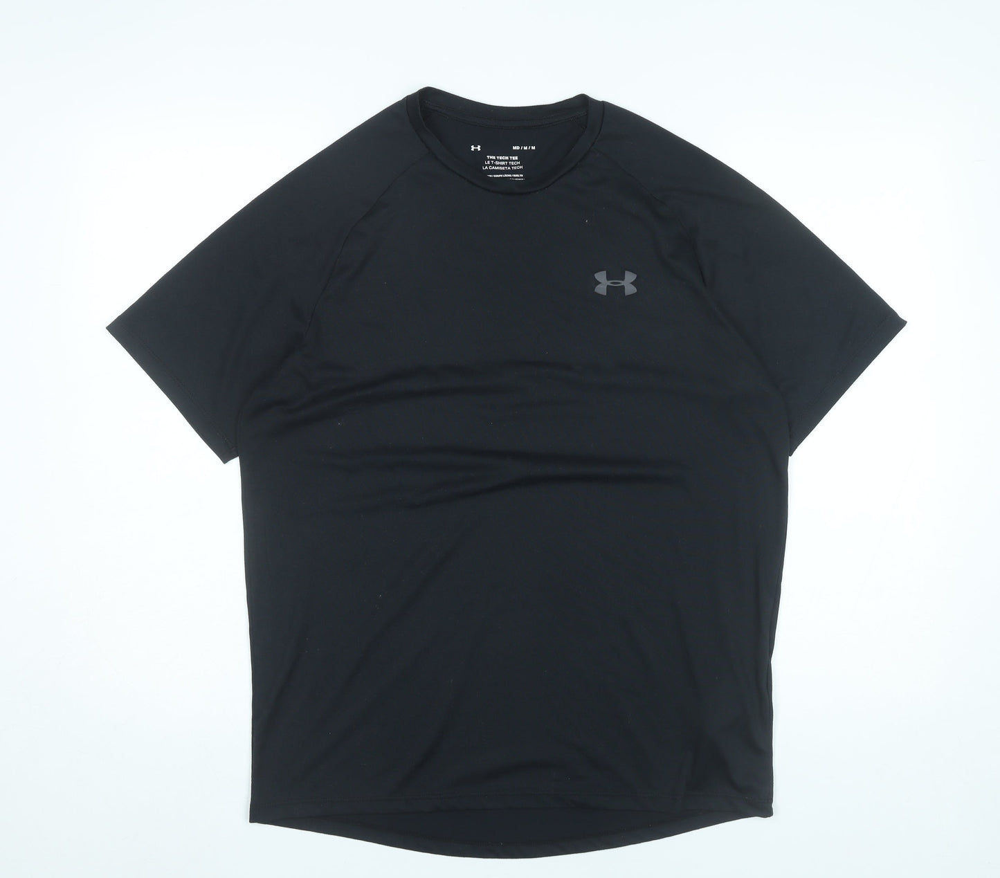 Under Armour Men’s Black Tech Tee HeatGear T-Shirt Size M