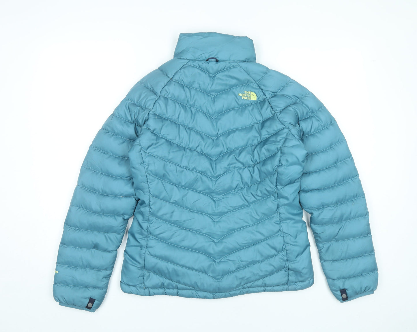 The North Face Womens Blue M Puffer Jacket Down Insulated Zip Coat