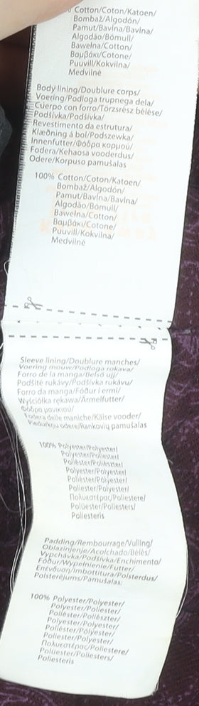 Firetrap Men’s Black Military Jacket Size M Cotton Casual Workwear