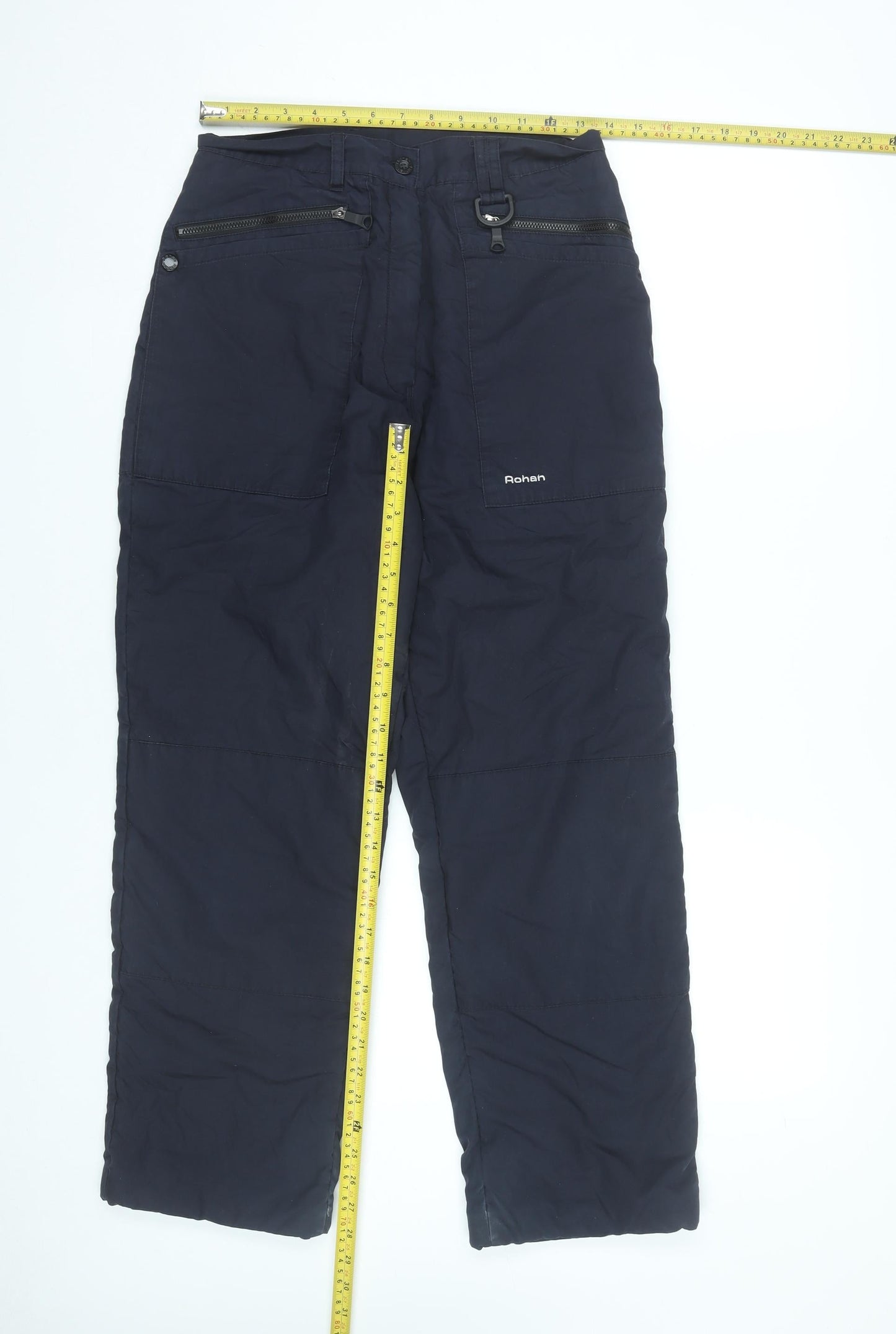 Rohan Womens Black Size 12 Cargo Trousers Winter Bags Outdoor