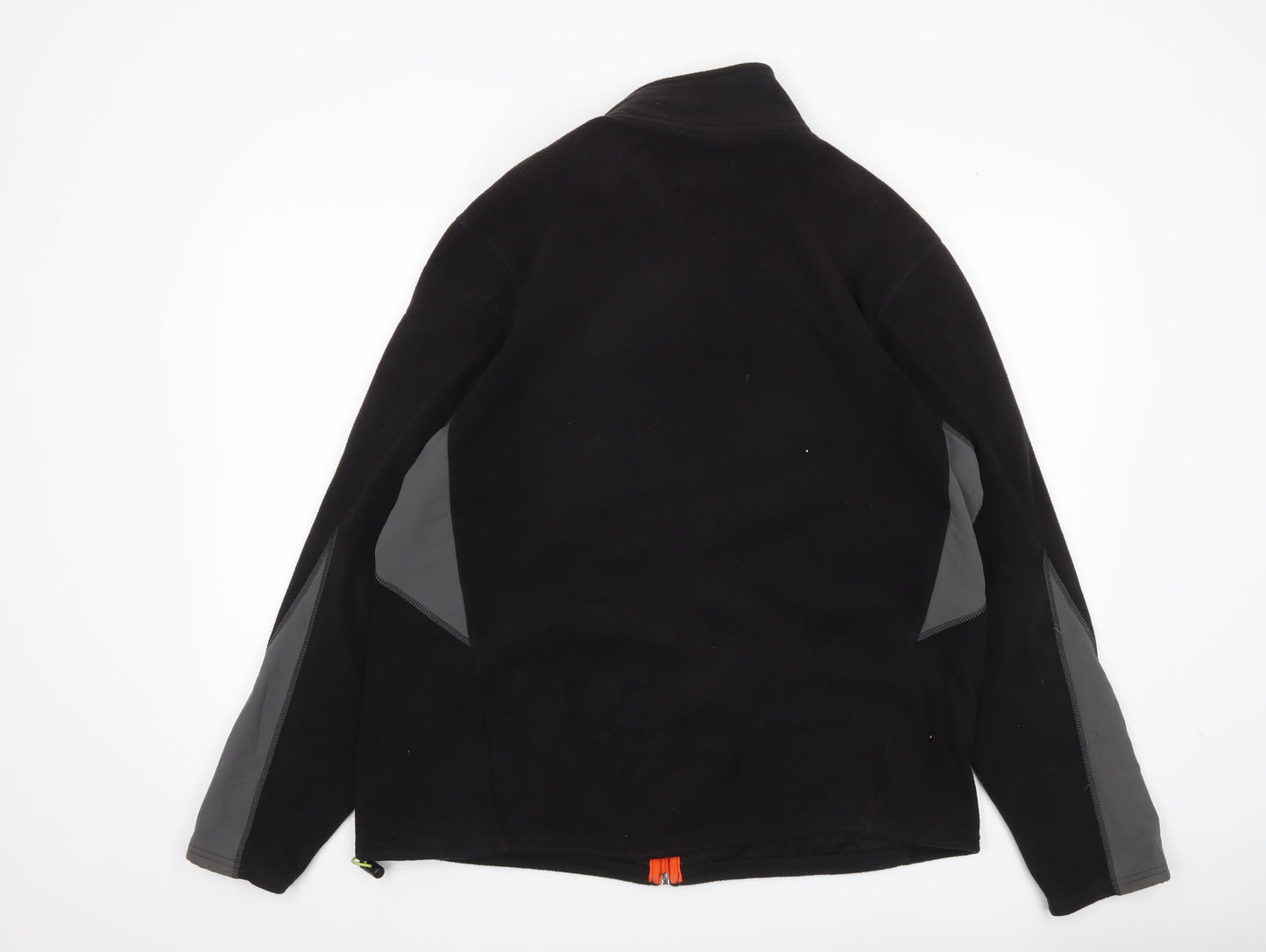 Marks and Spencer Mens Black L 41-43" Fleece Active Jacket Full Zip Outdoor