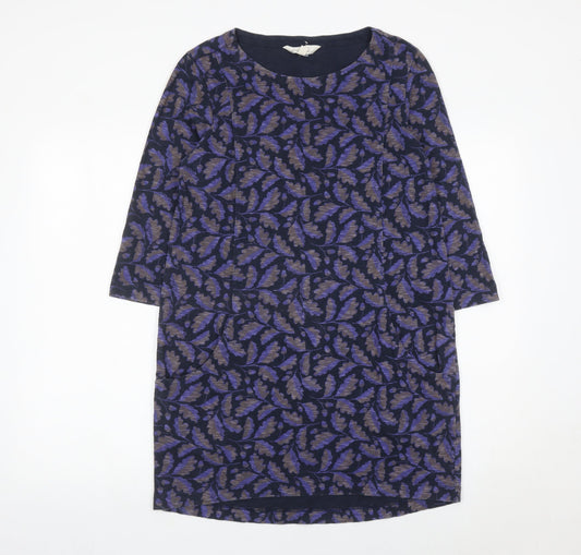 Seasalt Cornwall Women’s Blue Floral Shift Dress Size 8