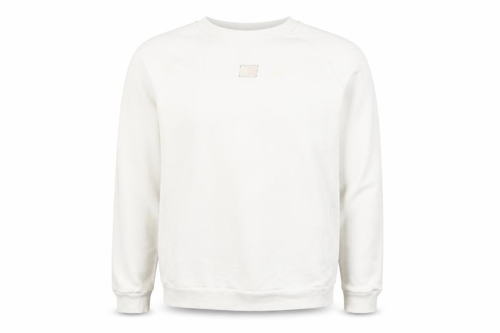 Tommy Sport Mens White M Pullover Sweatshirt Crew Neck Logo