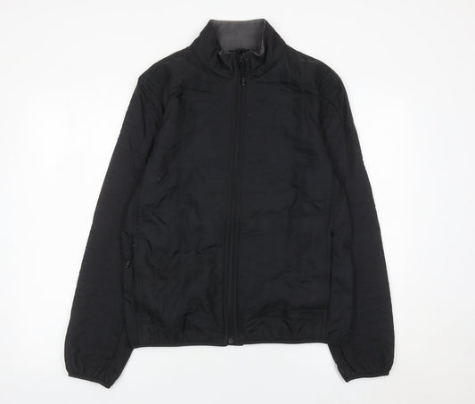 GAP Men's Black Small Nylon Full Zip Jacket Coat Casual