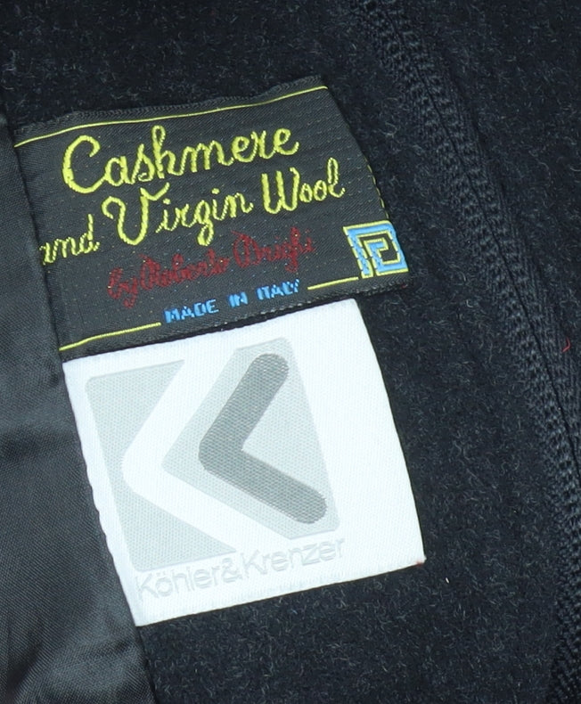 Kohler & Krenzer Women’s Red Wool Cashmere Blend Mid-Length Coat Size 12