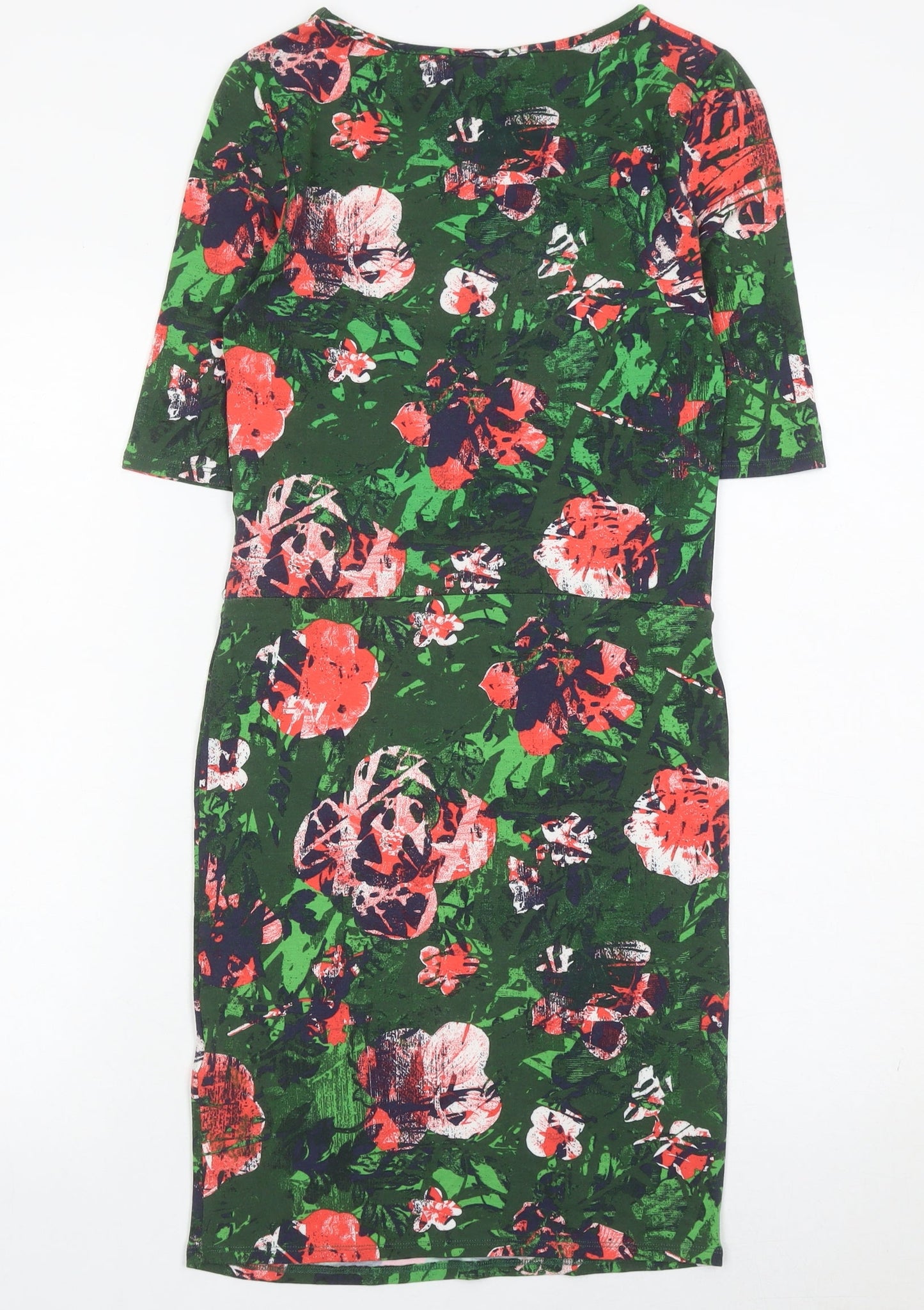 Topshop Women’s Multicoloured Floral Bodycon Dress UK 10