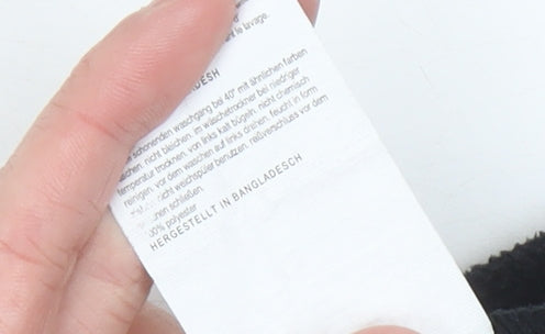 Mountain Warehouse Boys Black Fleece 1/2 Zip Sweatshirt 11-12 Years