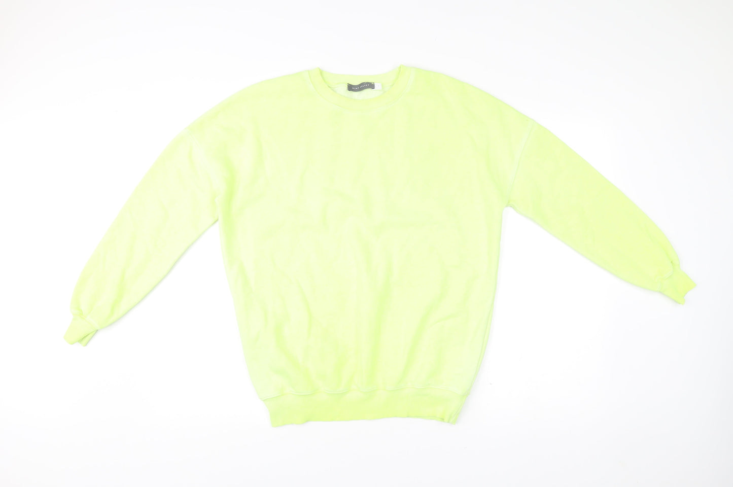 Mint Velvet Women Green Sweatshirt Small Pullover Cotton Blend