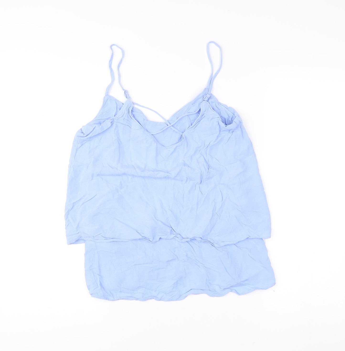 Warehouse Women’s Blue Viscose Camisole Top UK 10