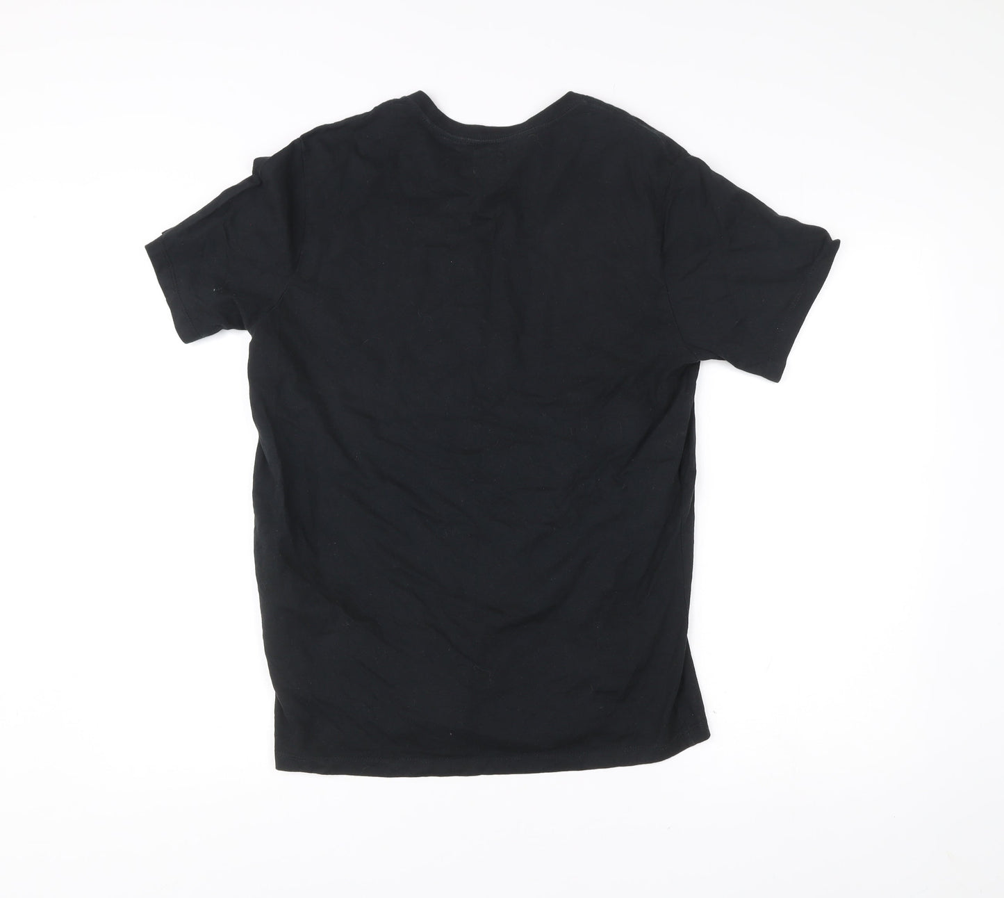 Levi's Men's Black Medium Regular Fit Logo Crew Neck T-Shirt