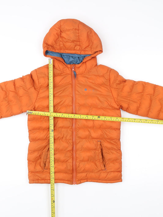 Mountain Warehouse Boys Orange 9-10 Yrs Puffer Jacket Hooded Warm Coat