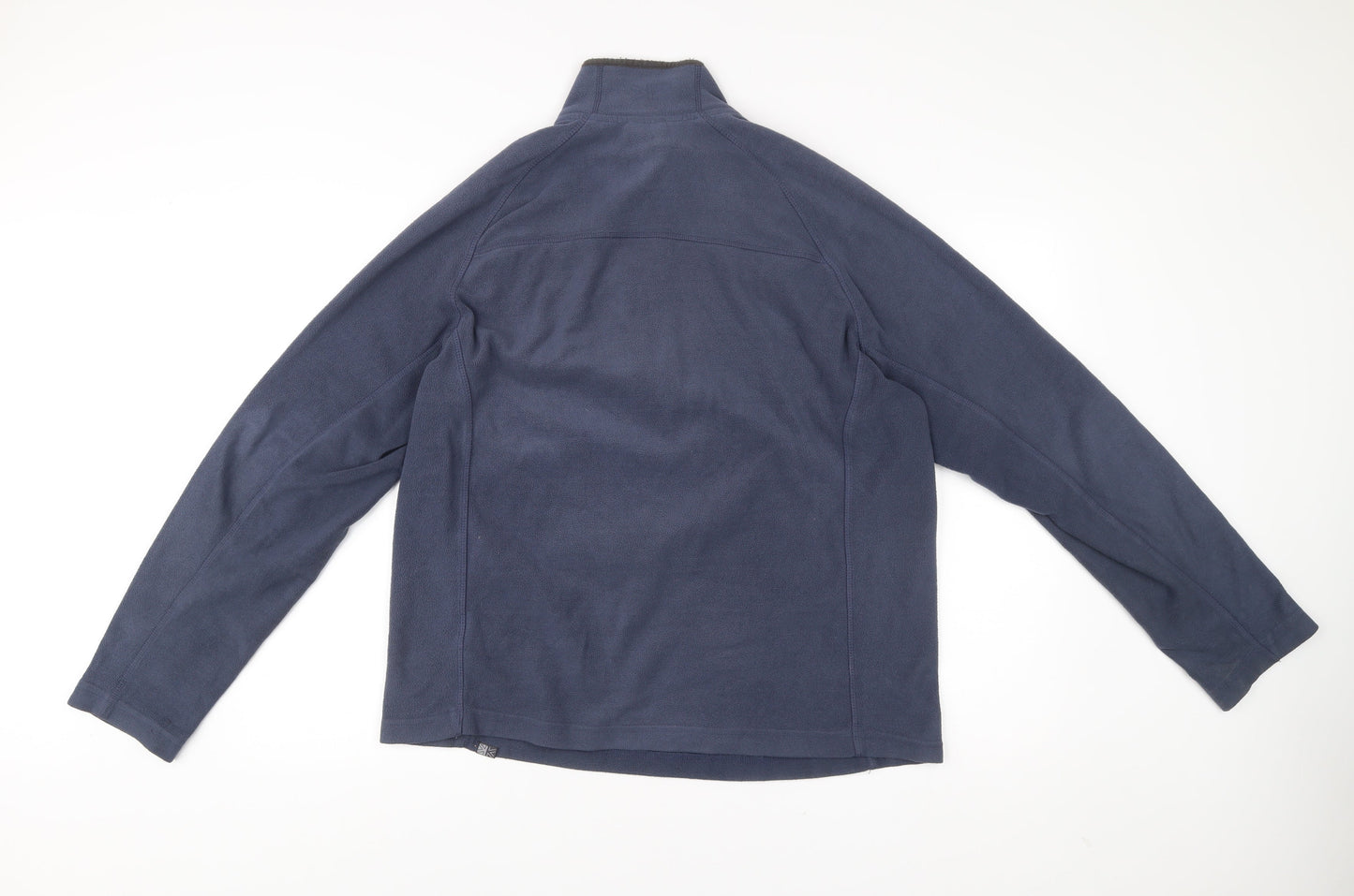 Karrimor Men’s Blue Fleece Sweatshirt Pullover L High Neck Hiking