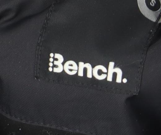 Bench Womens Black Hooded Puffer Jacket Size S Waterproof Winter Coat