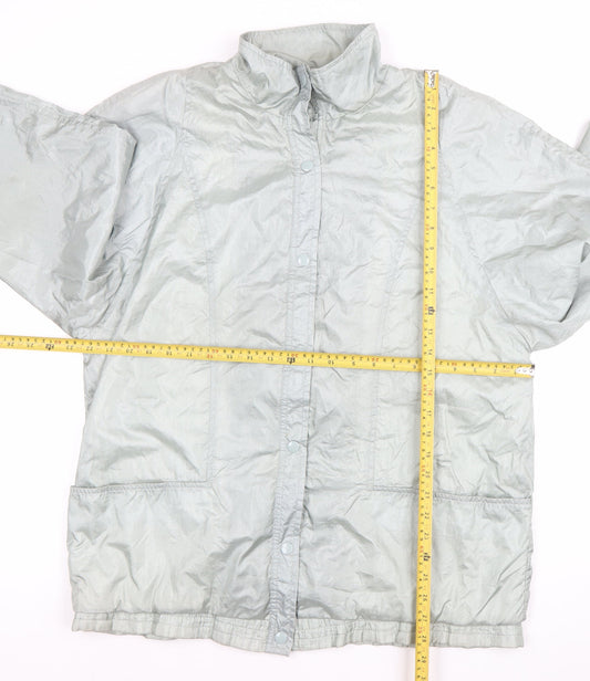 Haband Women’s Grey Nylon Mid-Length Casual Jacket L