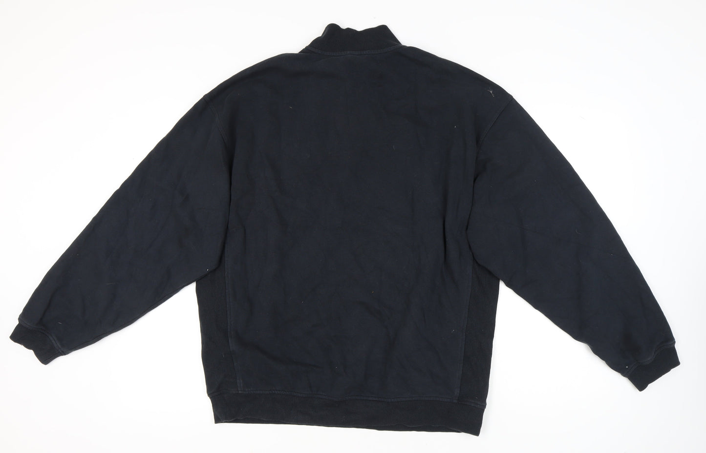Nike Men’s Black L 1/4 Zip Pullover Sweatshirt Field Crew Sportswear