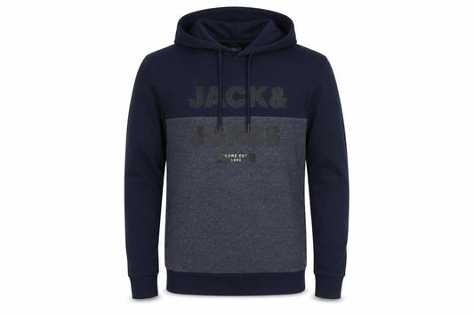 Mens UK S Regular JACK & JONES Blue Pullover Hoodie