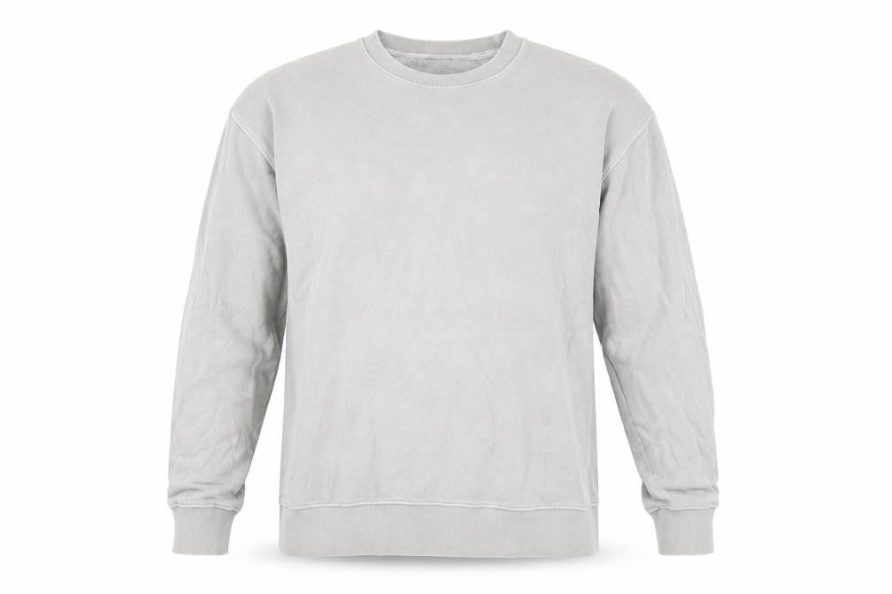 Zara Men Grey Crew Neck Pullover Sweatshirt L Regular Fit