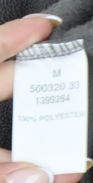 Peter Storm Mens Grey Fleece Sweatshirt M High Neck 1/2 Zip Pullover