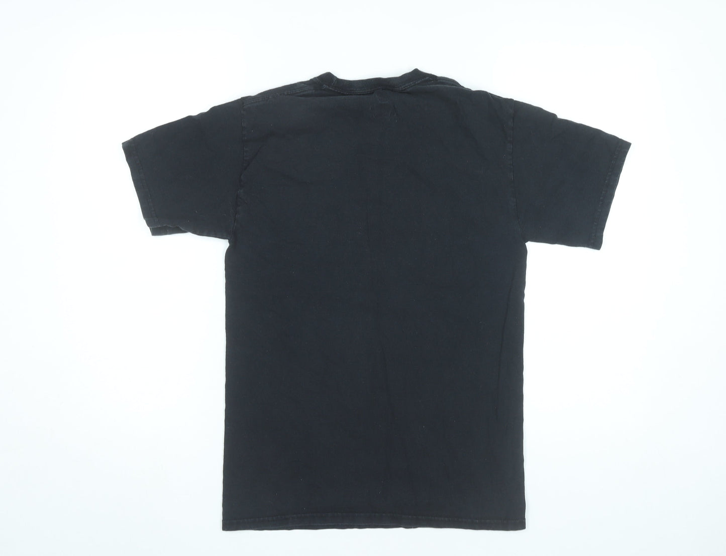 Hanes Men’s Black Graphic T-Shirt Small Nature Outdoor Vintage