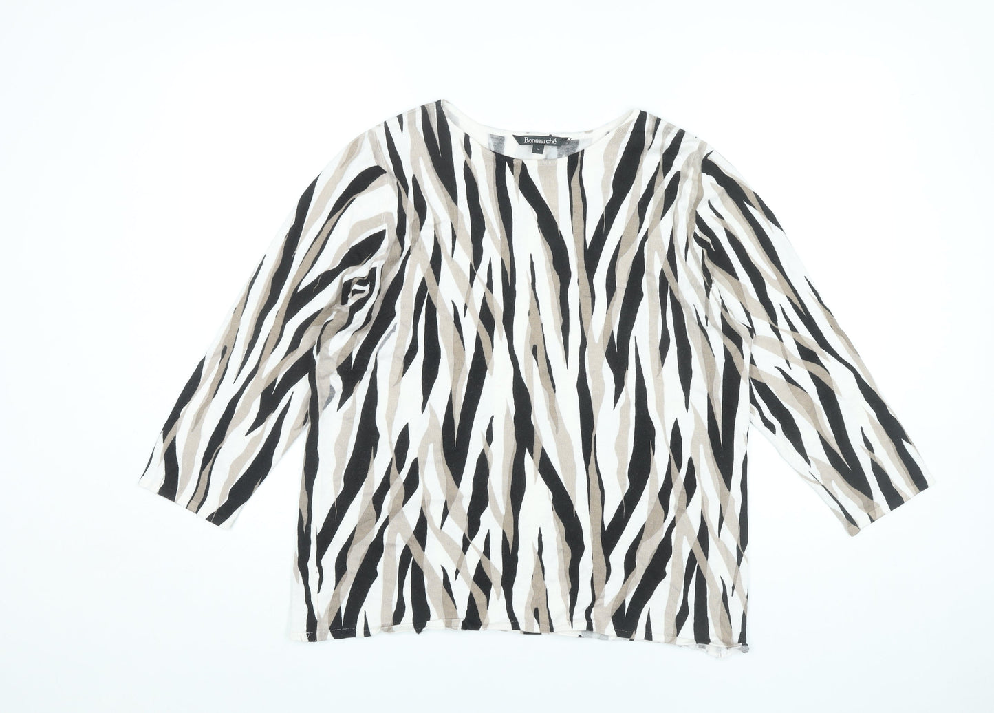 Bonmarché Women’s Multicoloured Animal Print Pullover Jumper Size 16