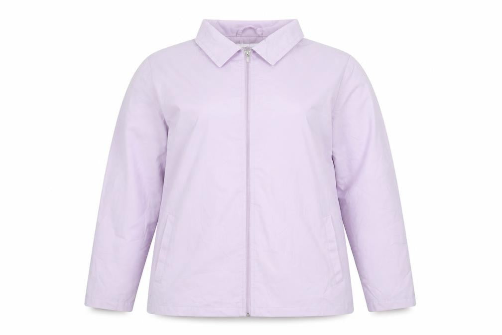 Damart Womens Pink Jacket Size 16 Full Zip Collared Casual Coat