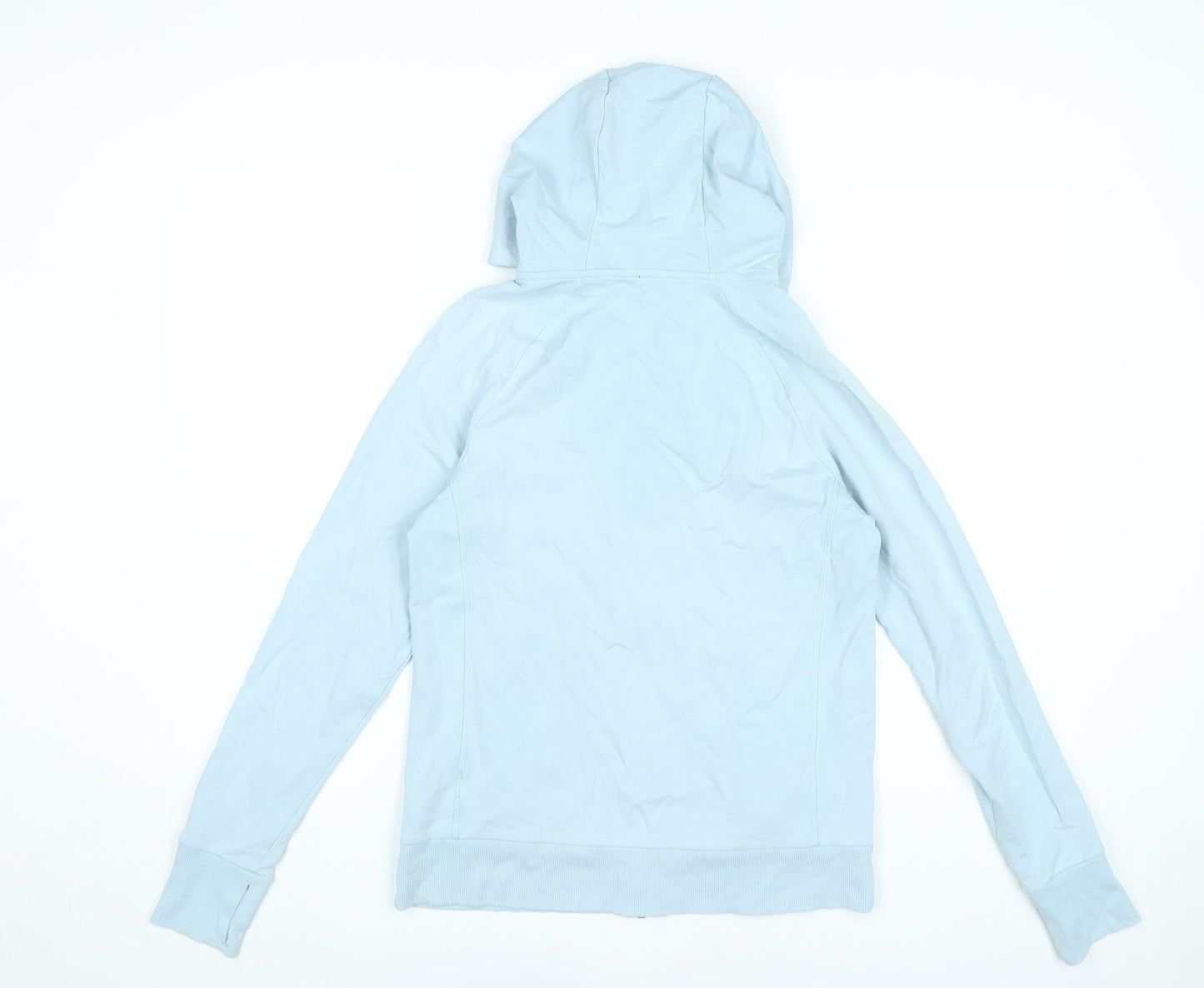 Marks and Spencer Women’s Blue Size 8 Full Zip Hoodie Cotton